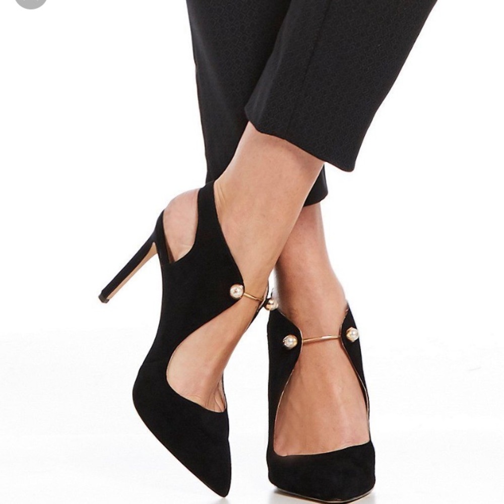 Louise et cie Black Jonah suede pump